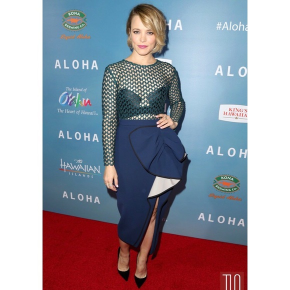 Self-Portrait Cutwork Ruffle Dress - Picture 4 of 8